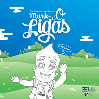 As mirabolantes aventuras do Mundo  d’O Ligas – Livro de colorir